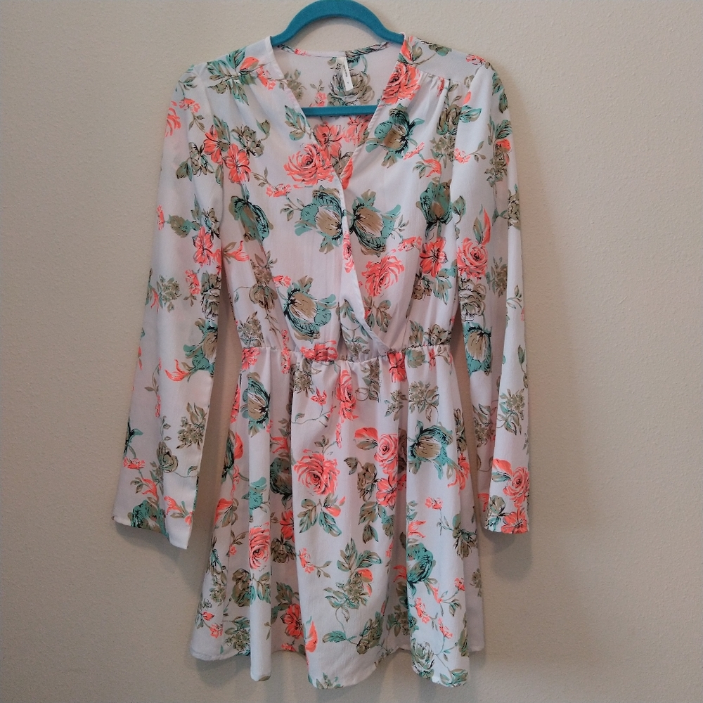 NWOT Live 4 Truth Floral Fit and Flare Dress
